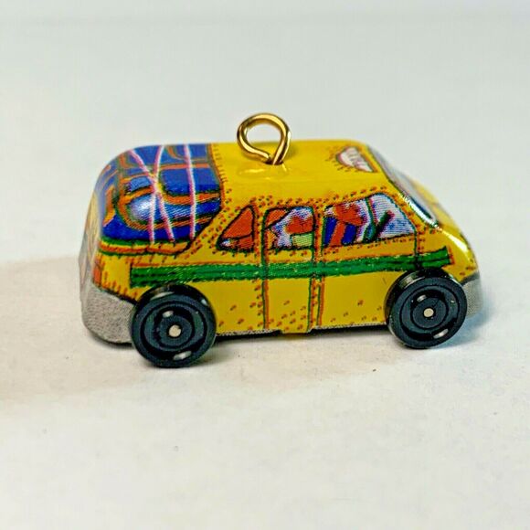 Hallmark KeepSake Miniature Ornament Series On the Road #2 Pressed Tin 1994 - Picture 1 of 10